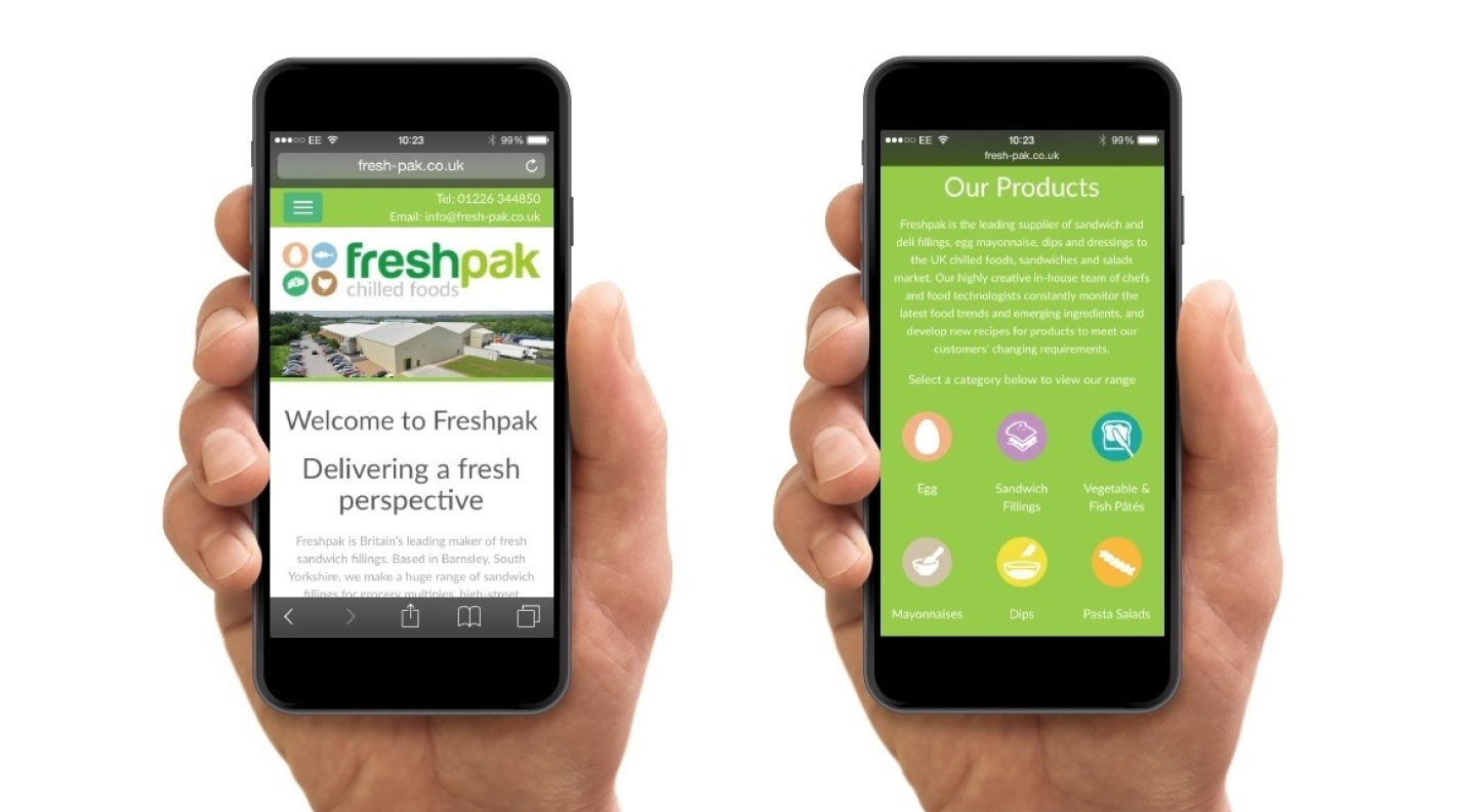 The new brand identity positions Freshpak as innovative and forward thinking